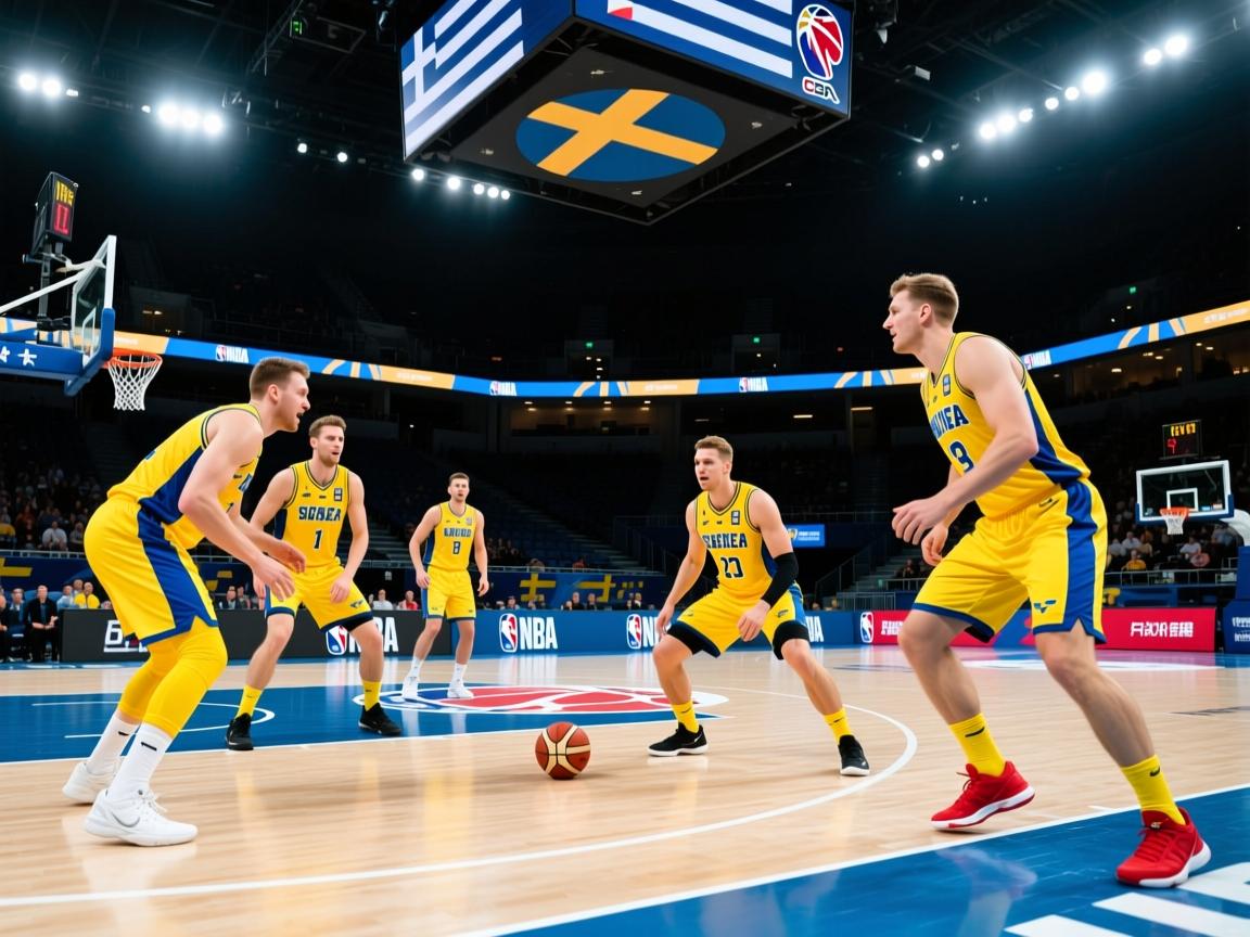 瑞典队在与希腊的比赛中以-获胜，实现重要突破